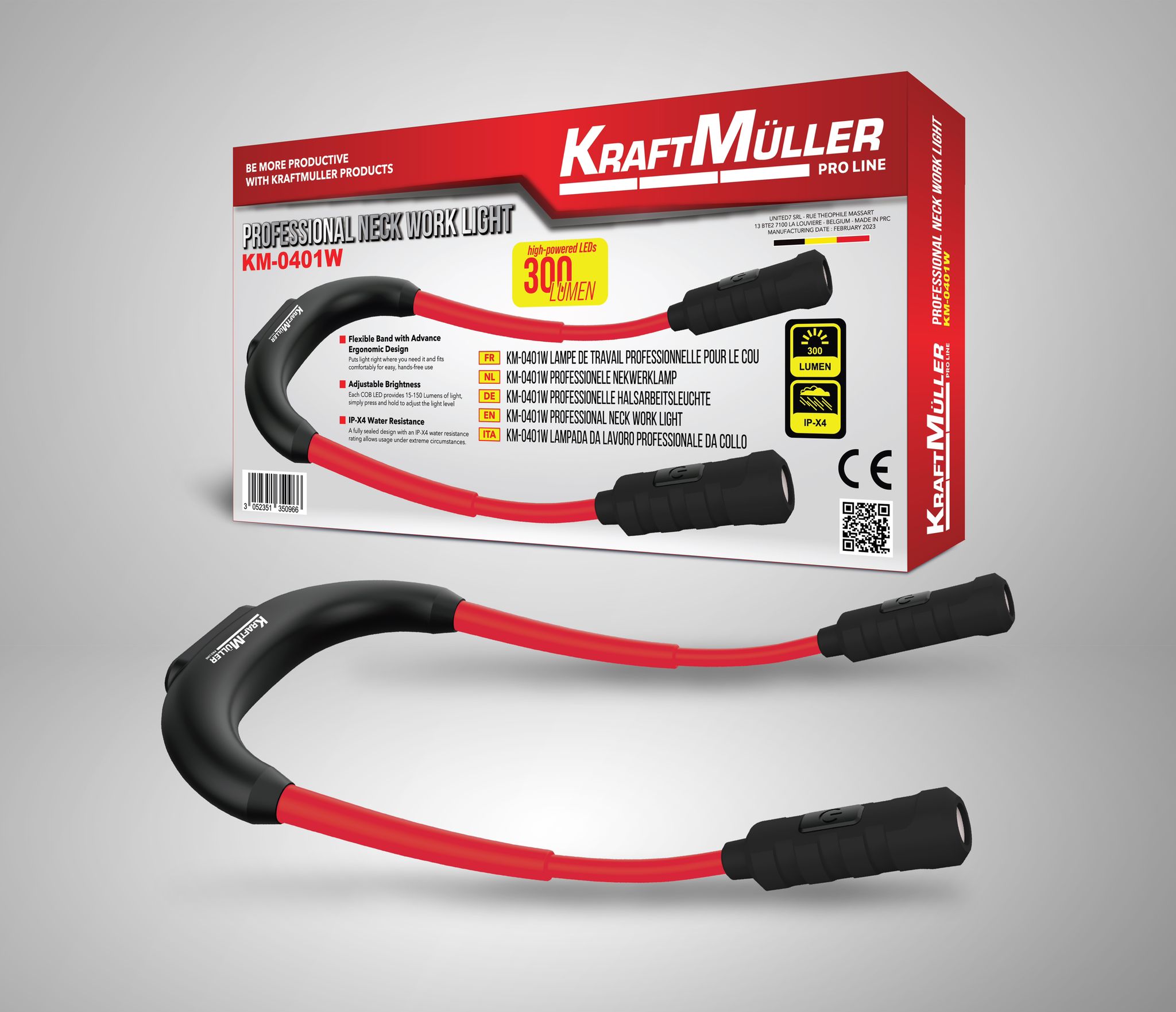 Lampe de travail à LED flexible KraftMuller