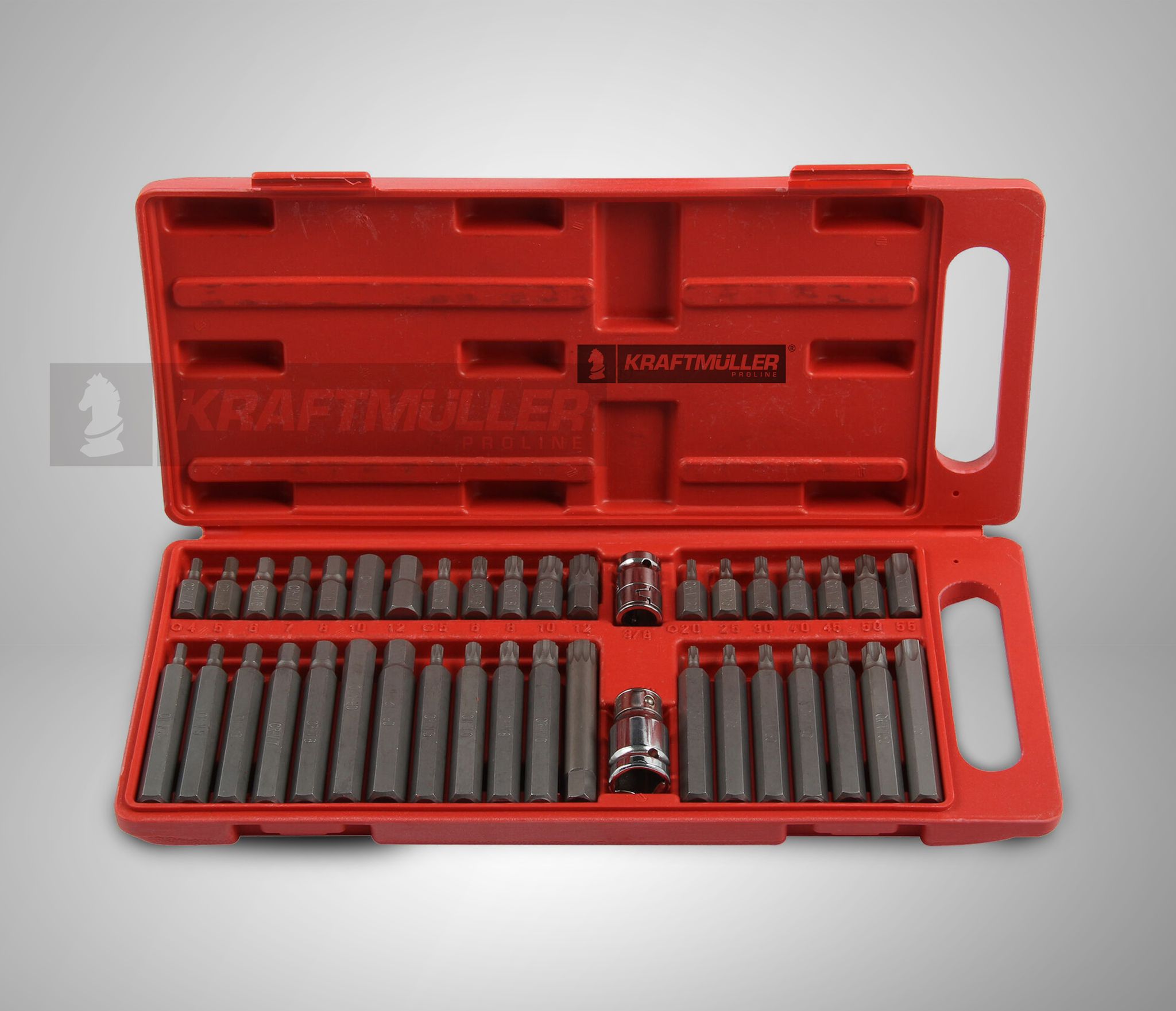 KRAFTMULLER jeu de 40 embouts hexagonaux, torx et dentelés – Image 2