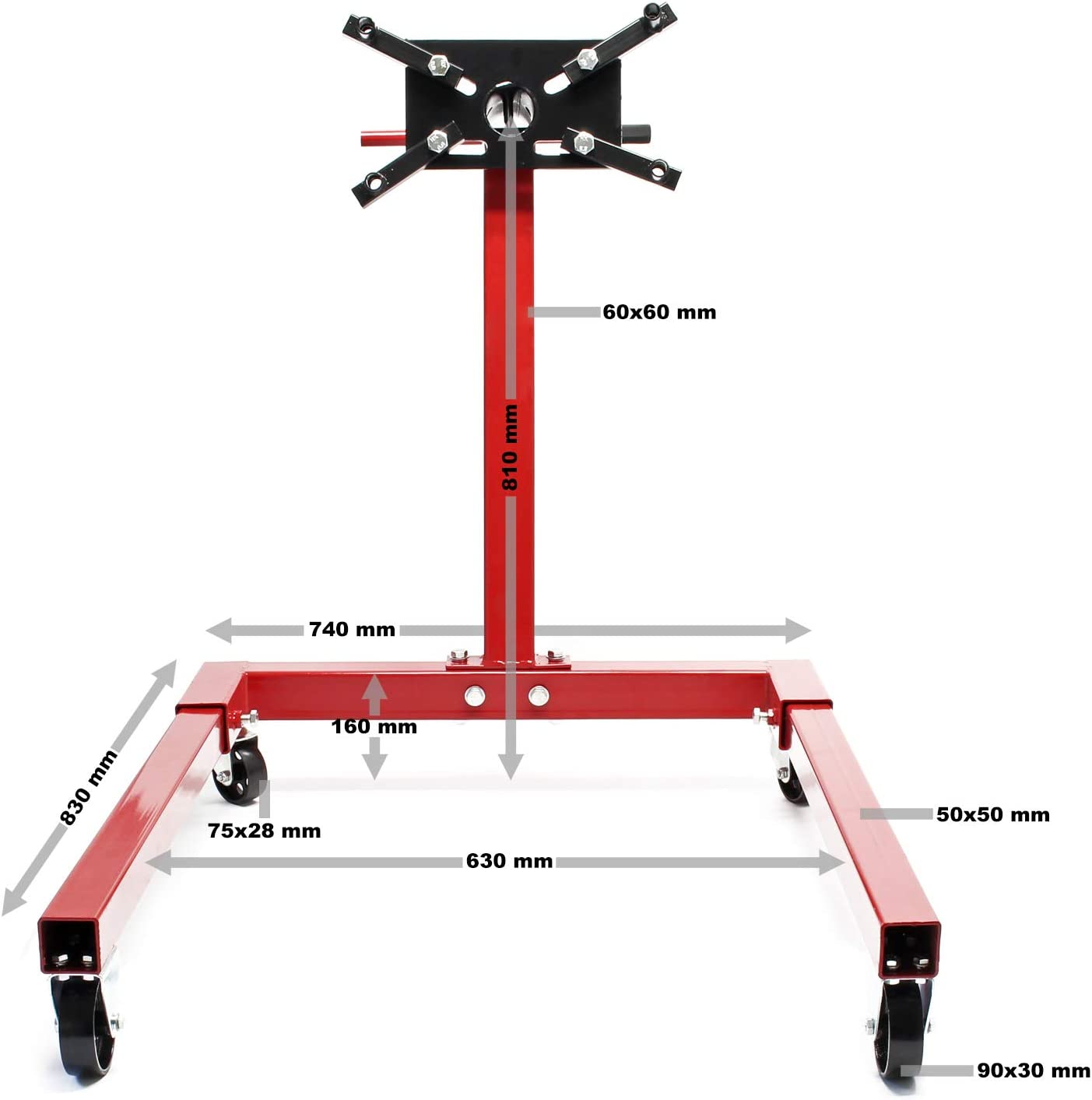 KRAFTMULLER Support Moteur Levage Moteur Support à Griffes 570kg – Image 5