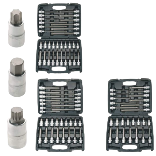 KRAFTMULLER PACK 3 COFFRETS COMPLET DE DOUILLES 1/2&Prime; 88 Pcs