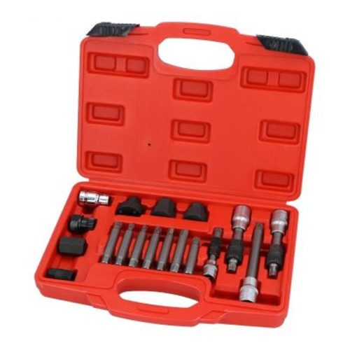 KRAFTMULLER coffret pour démontage de poulie débrayable d’alternateur – 18 pièces