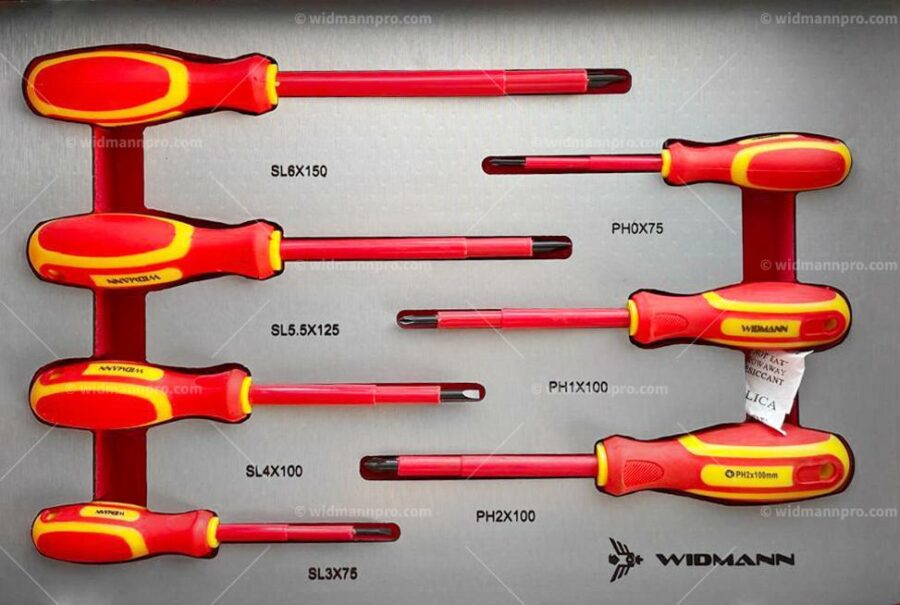 Servante XXL Jumbo Pro Widmann 13 tiroirs 11 remplis d’outils – Rouge – Image 9