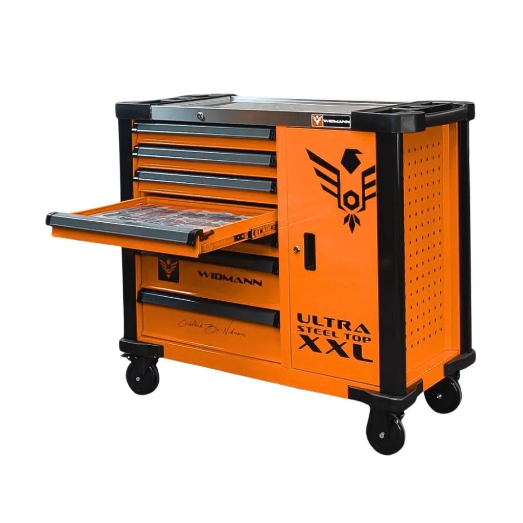 Servante/établi d’atelier widmann XXL 7tiroirs outillés