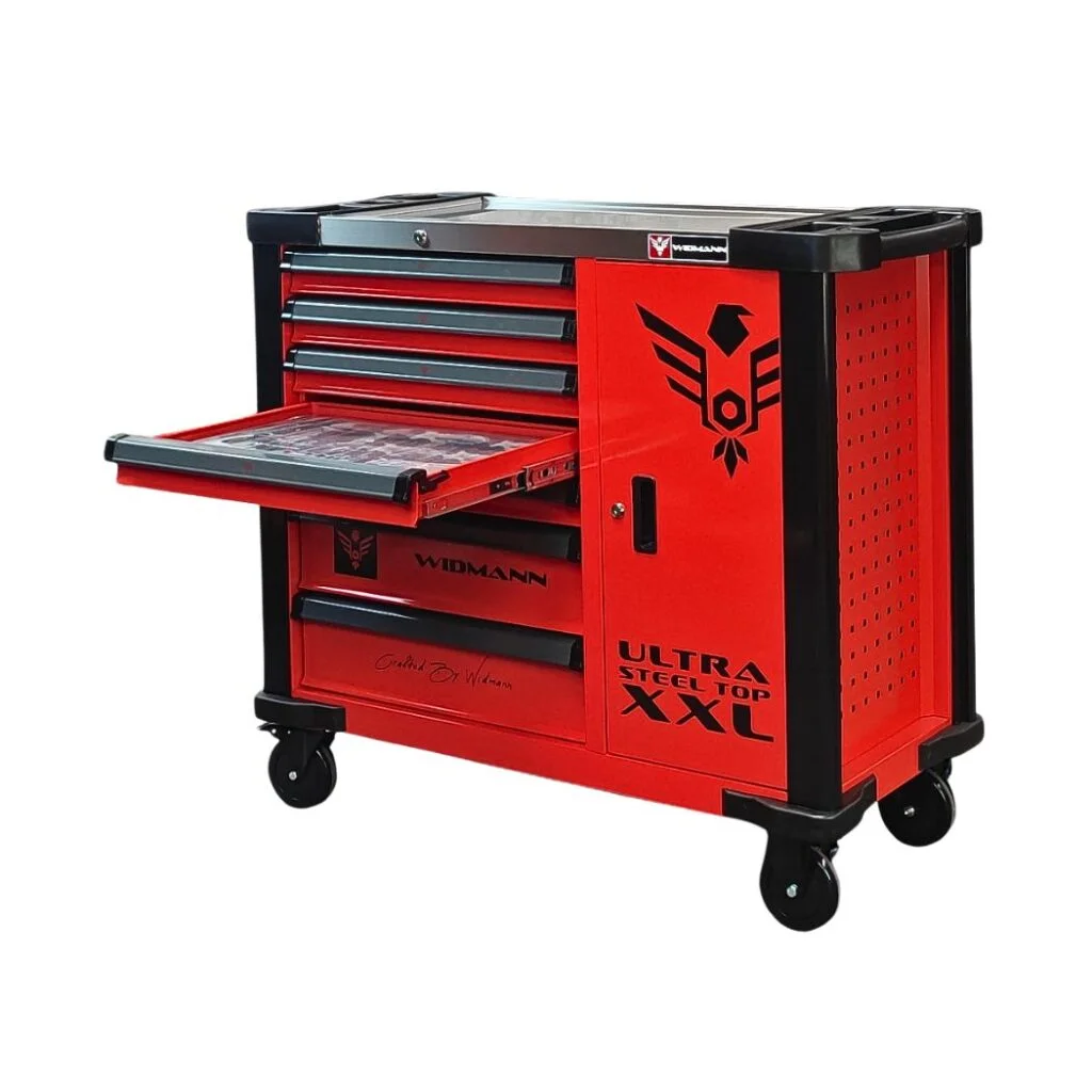 Servante/établi d’atelier widmann XXL 7tiroirs outillés