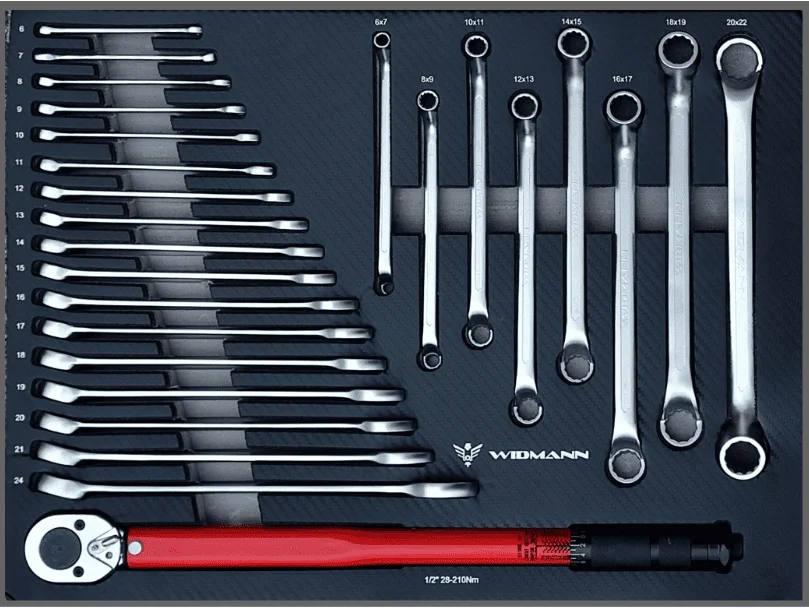 Servante/établi d’atelier widmann XXL 7tiroirs outillés – Image 3