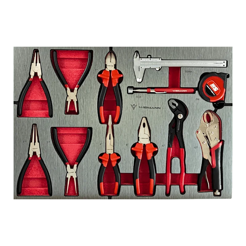 Servante D'Atelier Widmann Jumbo Top – 12 Tiroirs – Rouge- 274 Outils – Image 13